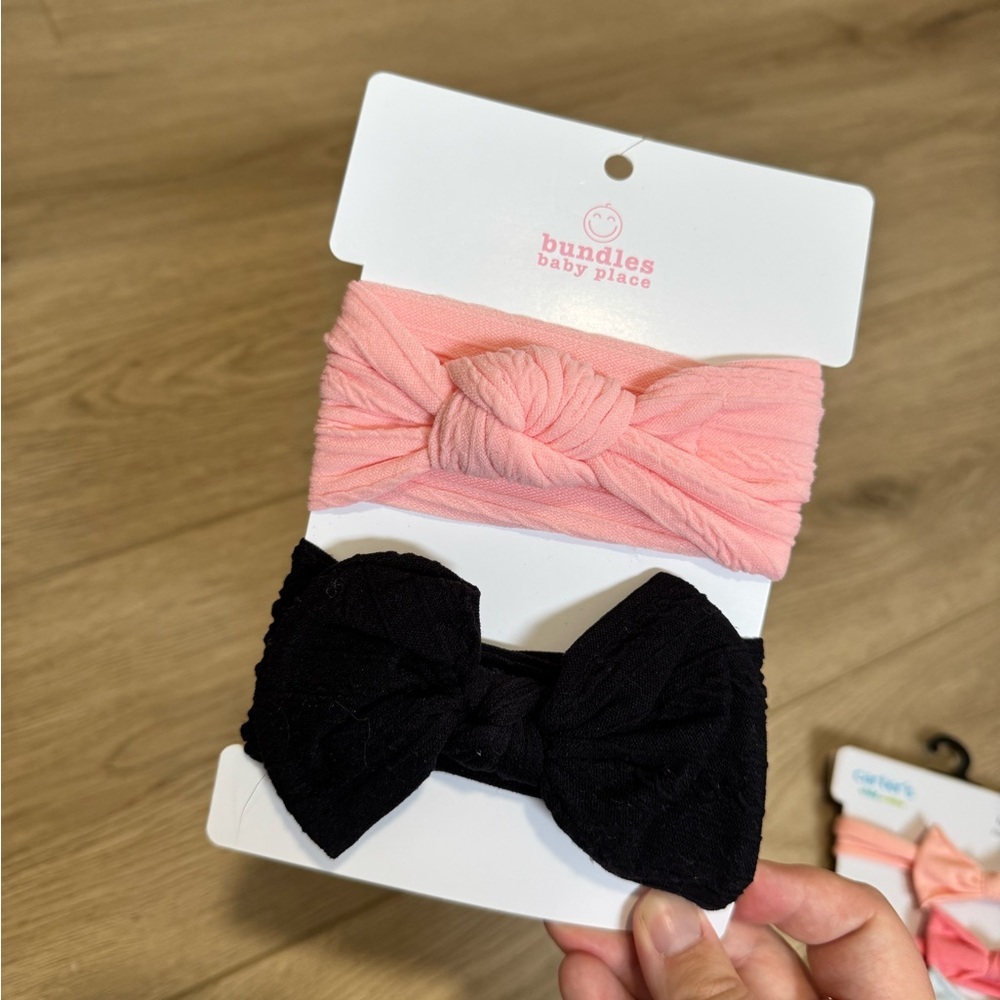 CARTERS/BUNDLES BABY PLACE bows - Picture 3 of 4